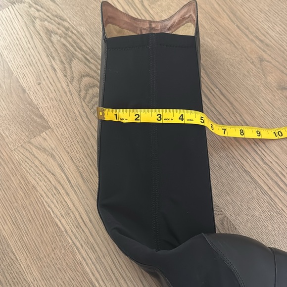 Corso Como Black Leather Over The Knee Boots - Picture 8 of 9